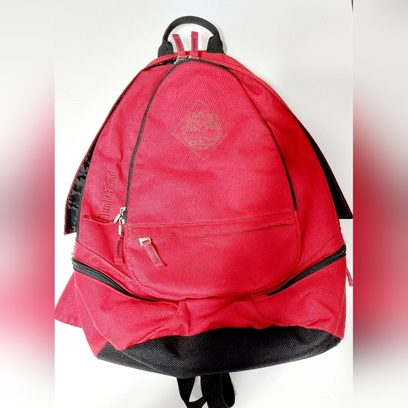 Red and Black Timberland Hub‎ Athletic Backpack Single strap crossbody Sling - Picture 1 of 7